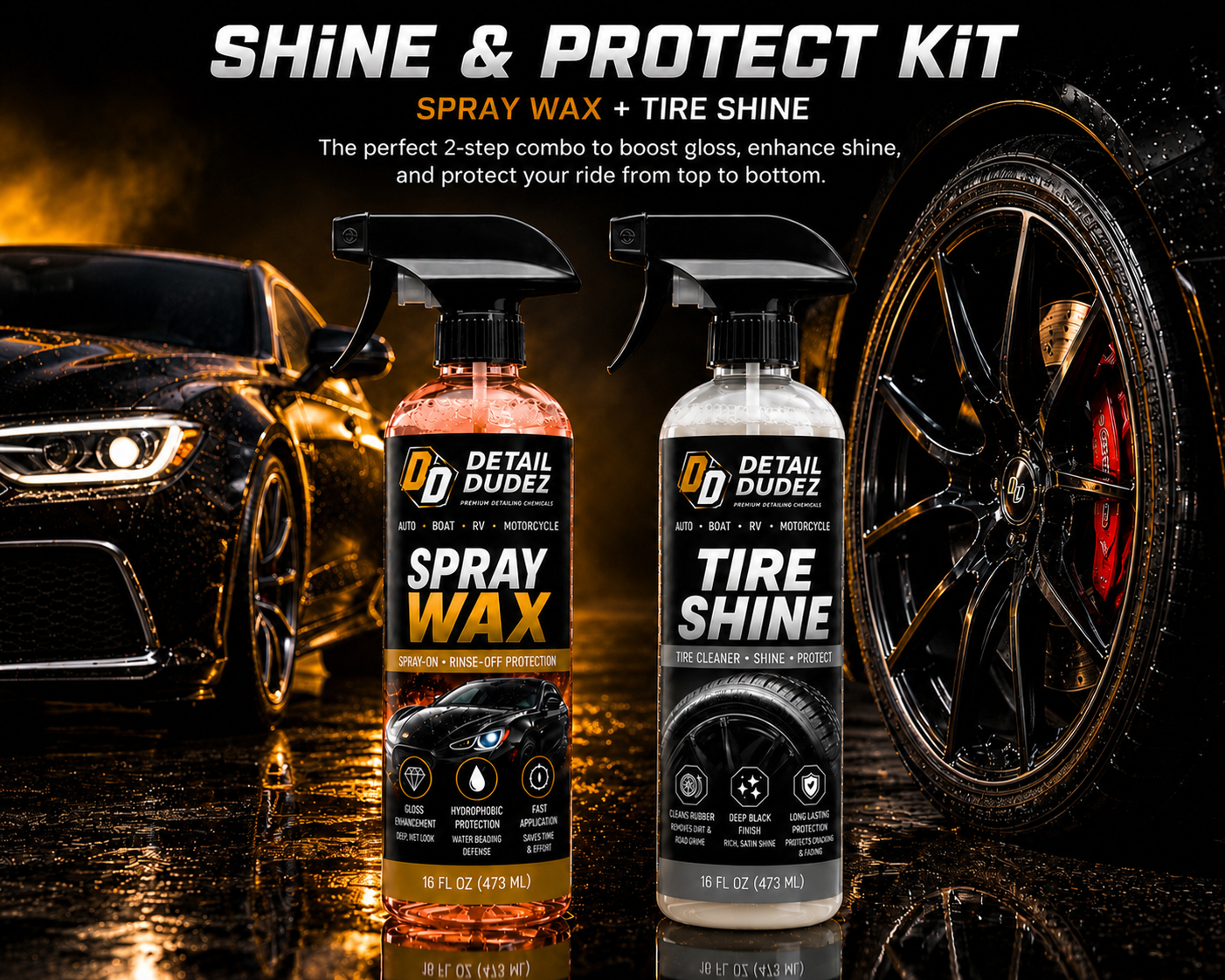 Shine and Protect Kit by Detail Dudez Pro Products