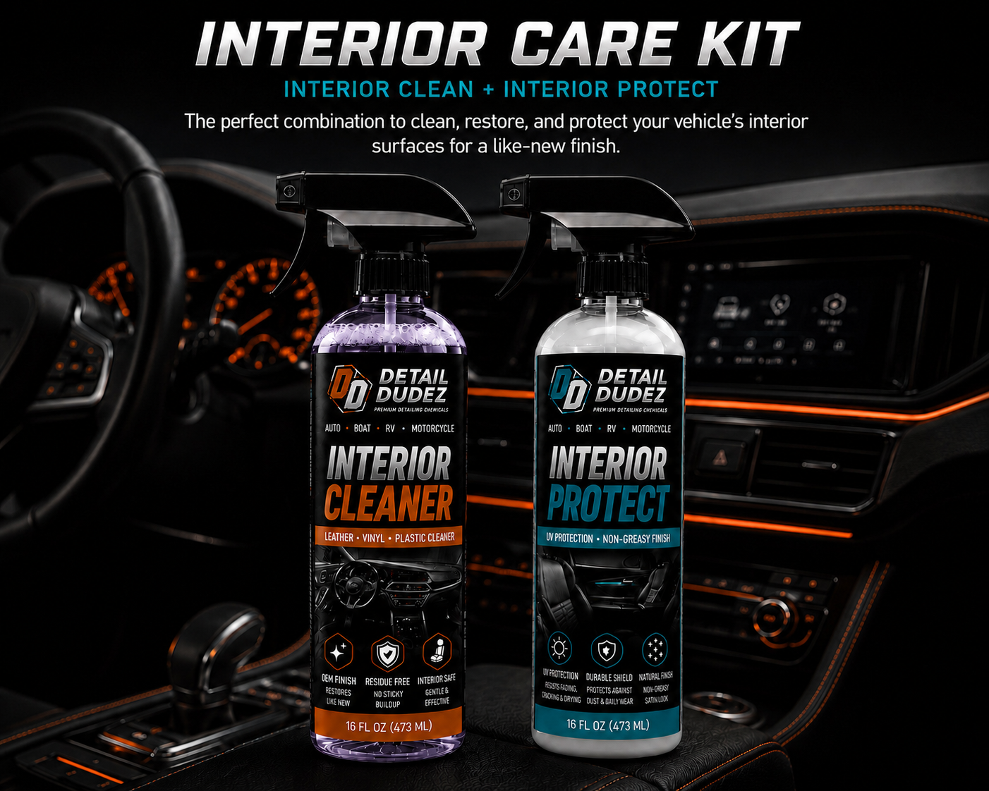 Interior Care Kit by Detail Dudez Pro Products
